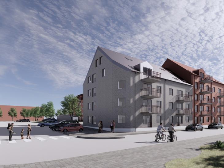 Bostad Glädjebacksgatan Trelleborg