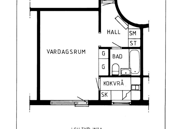 Bostad Smörslottsgatan Göteborg