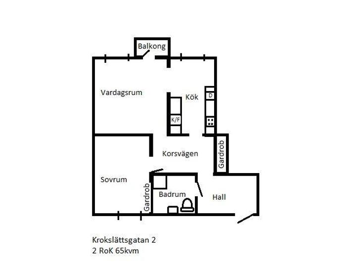 Bostad Krokslättsgatan Mölndal