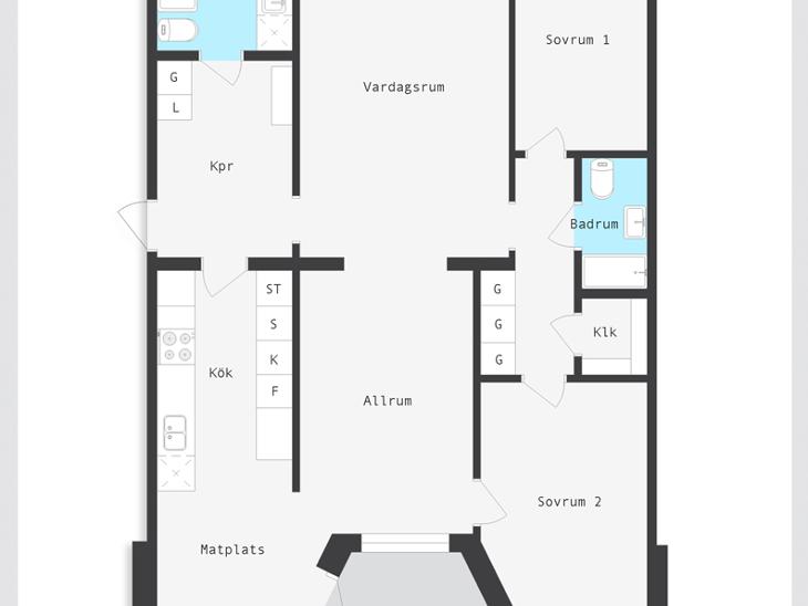 Bostad Gamla Lasarettsgatan Norrköping