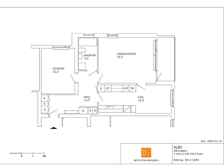 Bostad Albyvägen Botkyrka