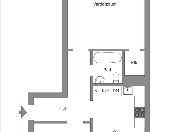 Bostad Väderkvarnsgatan Uppsala