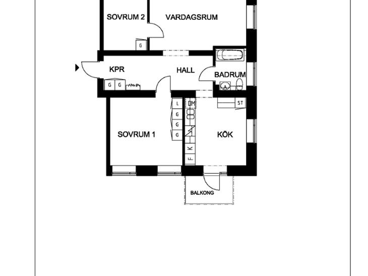 Bostad Rådstugatan Luleå