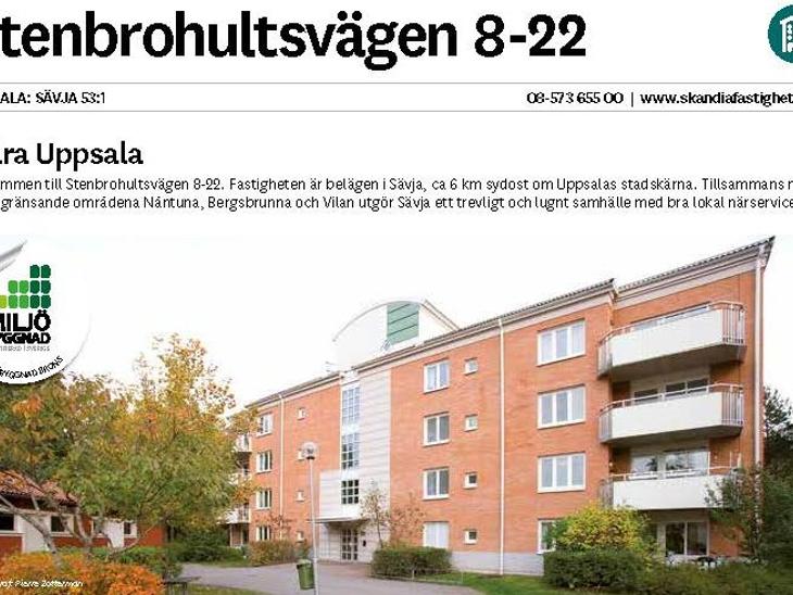 Bostad Stenbrohultsvägen Uppsala