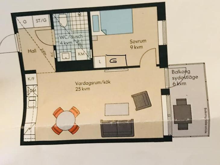 Bostad Råbyvägen Uppsala