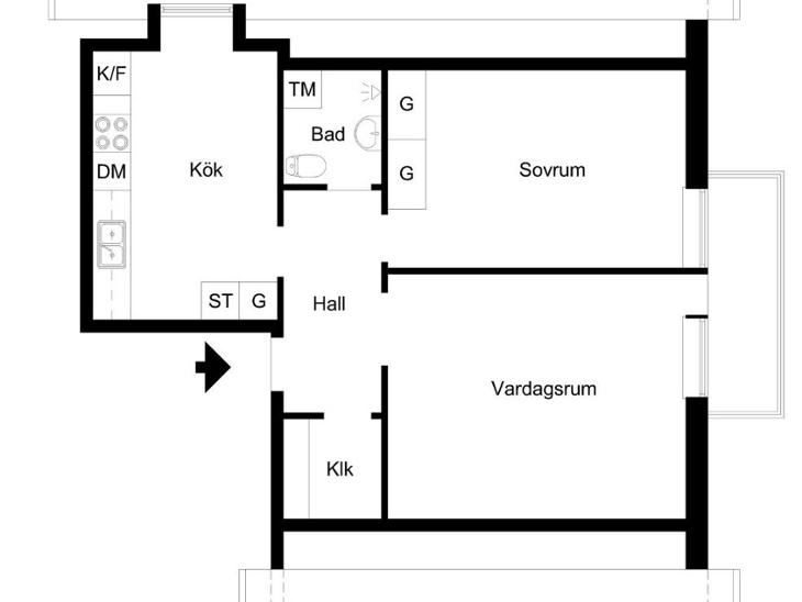 Bostad Vretgatan Umeå