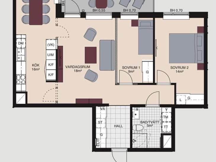 Bostad Bobingatan Uppsala