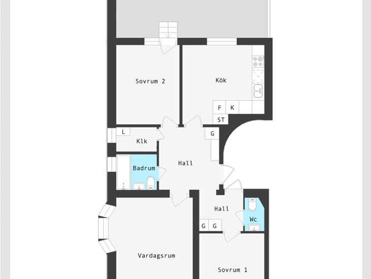 Bostad Albrektsvägen Norrköping