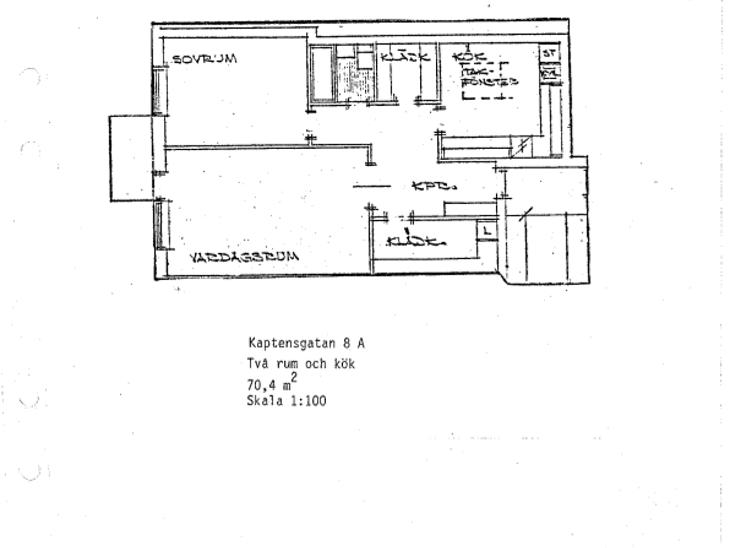Bostad Kaptensgatan 8A Säffle