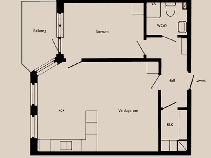 Bostad Centralvägen 14 Ånge