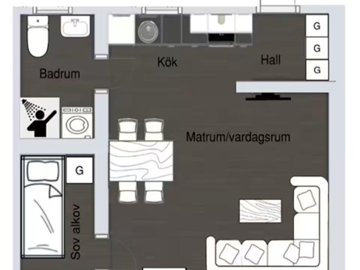 Bostad Lignells väg Östersund