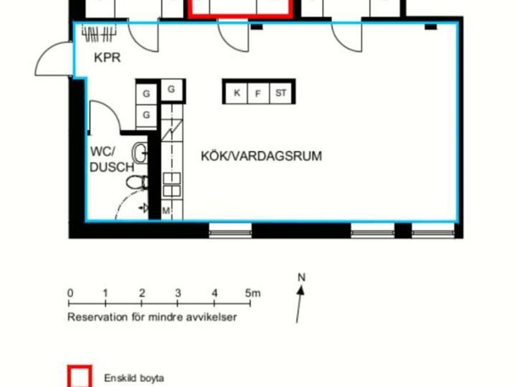 Bostad P g vejdes väg Växjö