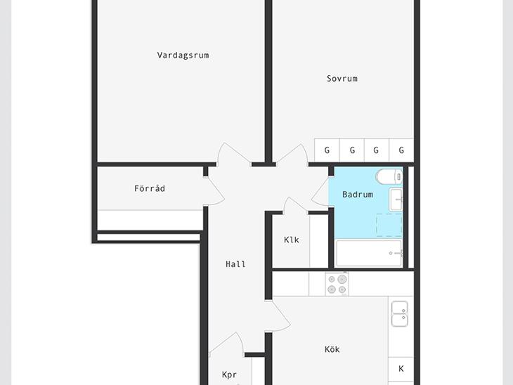 Bostad Sjöviksvägen 48H Norrköping