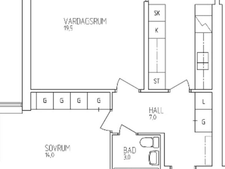 Bostad Nedergårdsvägen Botkyrka