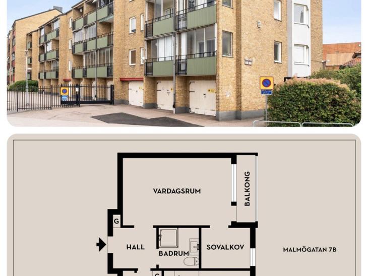 Bostad Malmögatan Helsingborg