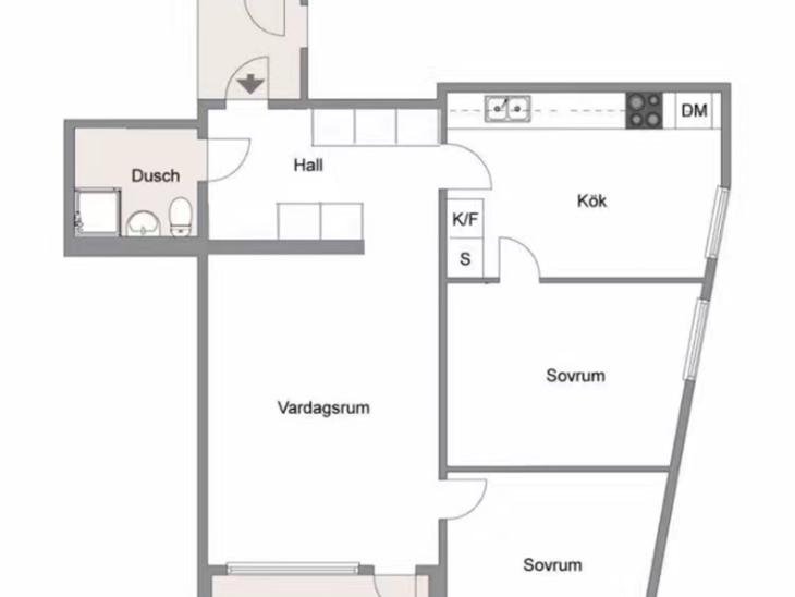 Bostad Näsbydalsvägen Täby