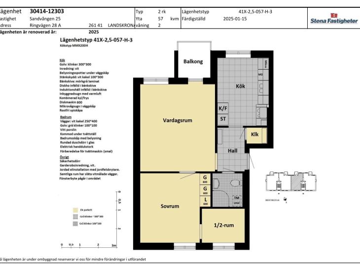 Bostad Ringvägen 28A Landskrona