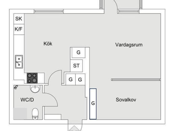 Bostad Ringvägen Haninge