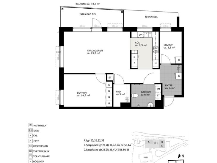 Bostad Lantbruksgatan Mölndal