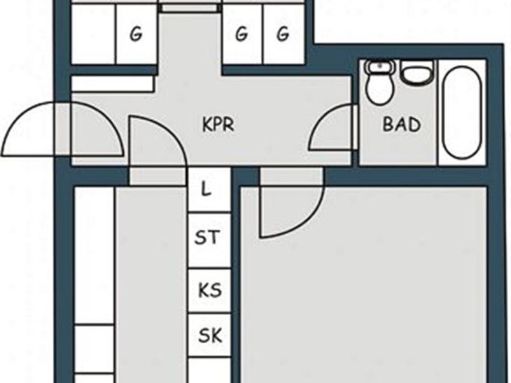 Bostad Kungsgatan Motala
