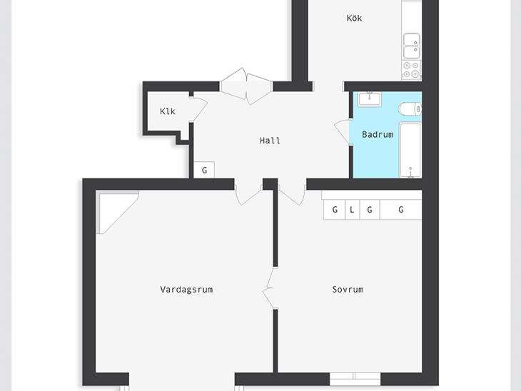 Bostad Östra Promenaden 21B Norrköping