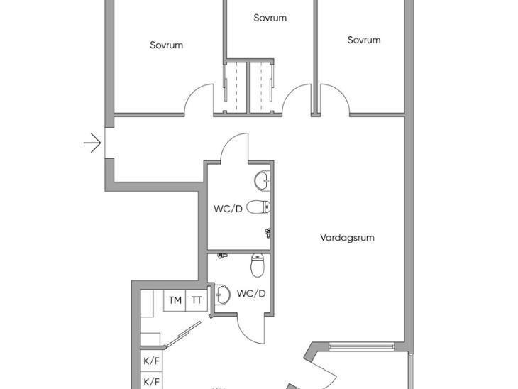 Bostad Vallagränd Haninge