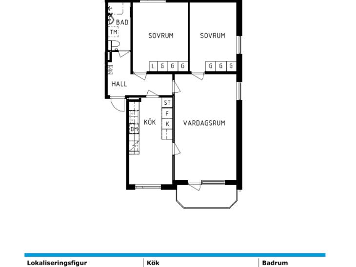 Bostad Åkragatan 8C Sala