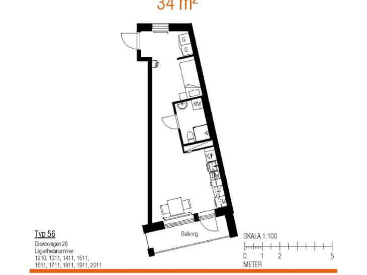 Bostad Diavoxvägen 26 Stockholm