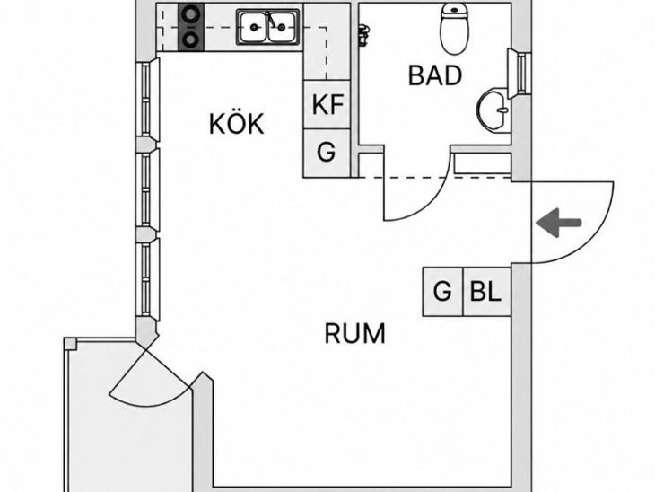 Bostad Volontärgatan Gotland