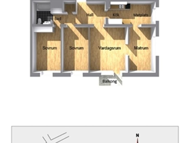 Bostad Kyrkogatan Åmål
