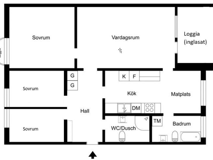 Bostad Benvägen Västerås