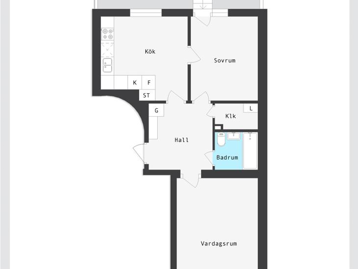 Bostad Albrektsvägen Norrköping